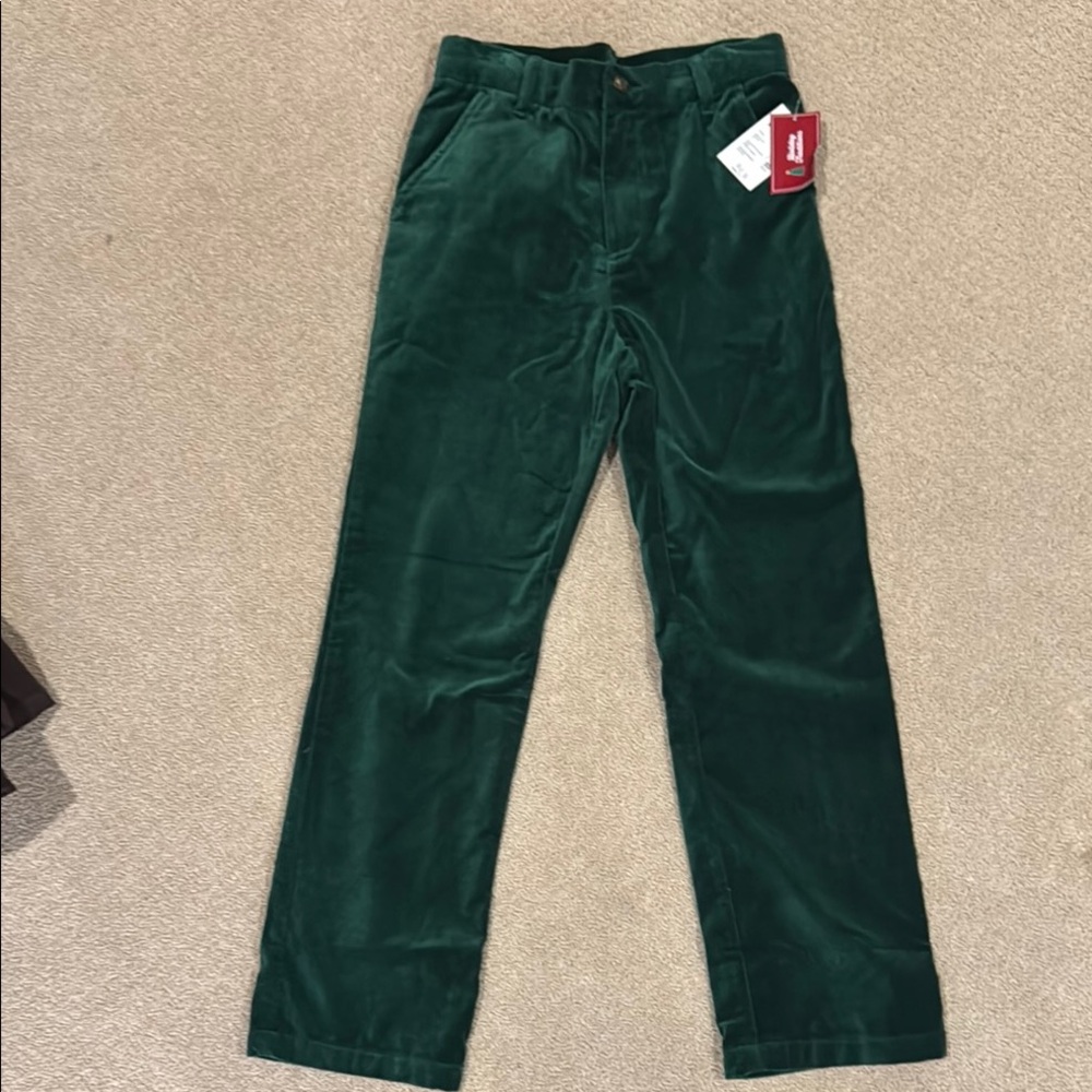 Green Velvet Pants